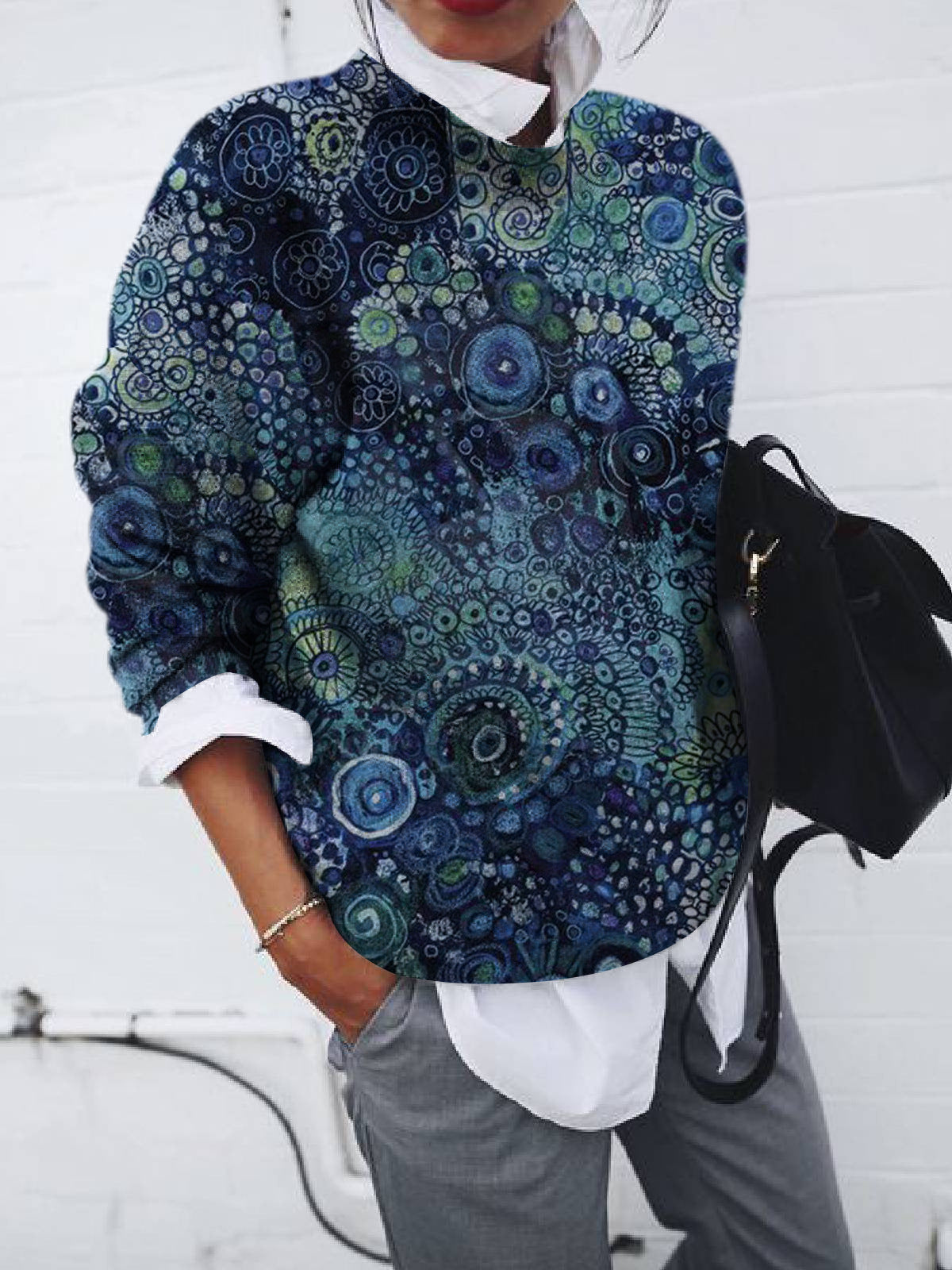 Zeitloser Vintage-Stil-Pullover