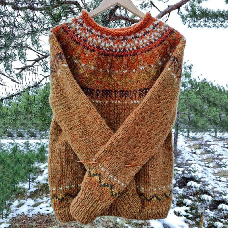 Zeitloser Vintage-Stil Pullover