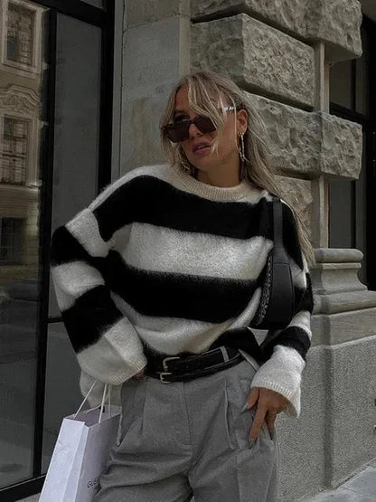 Zeitloser Vintage-Stil-Pullover