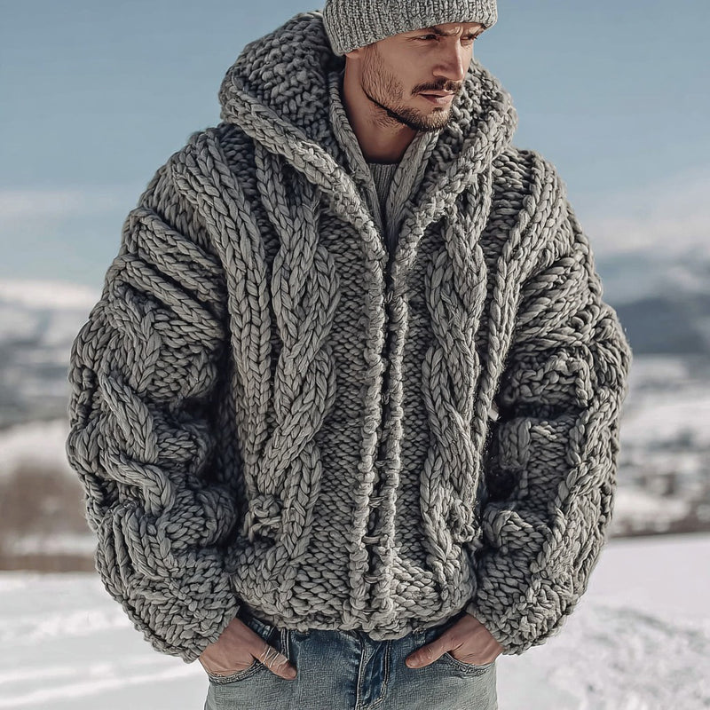 Klassisch gestaltete Strickjacke