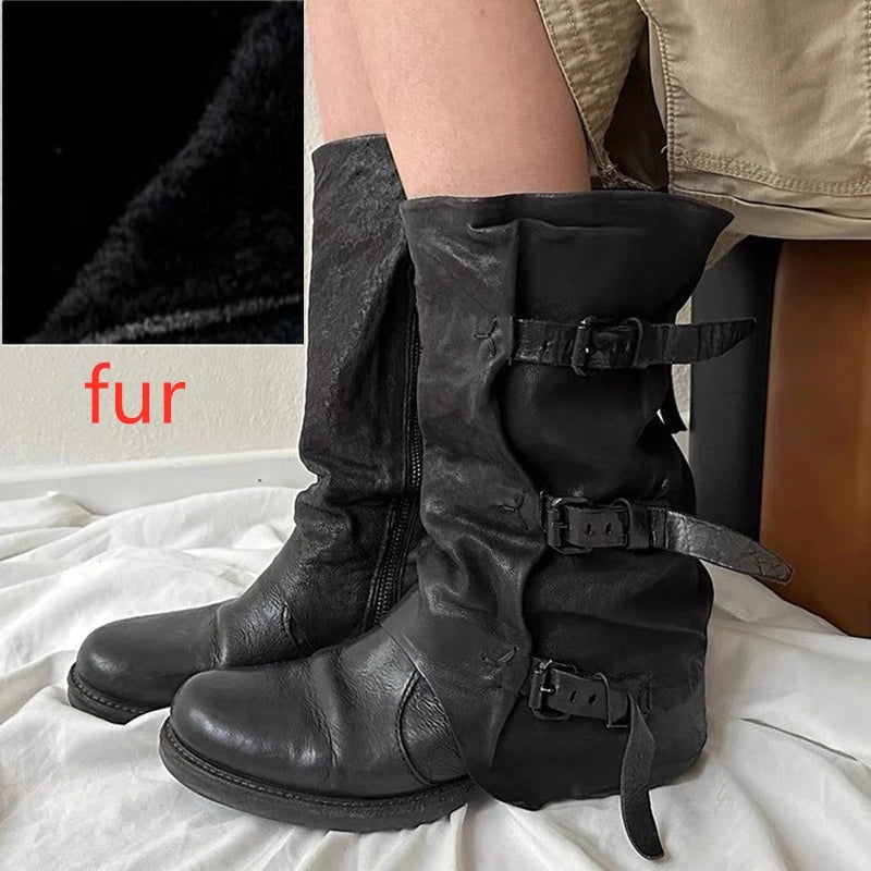 Anmutige orthopädische Stiefel für einen modernen Look