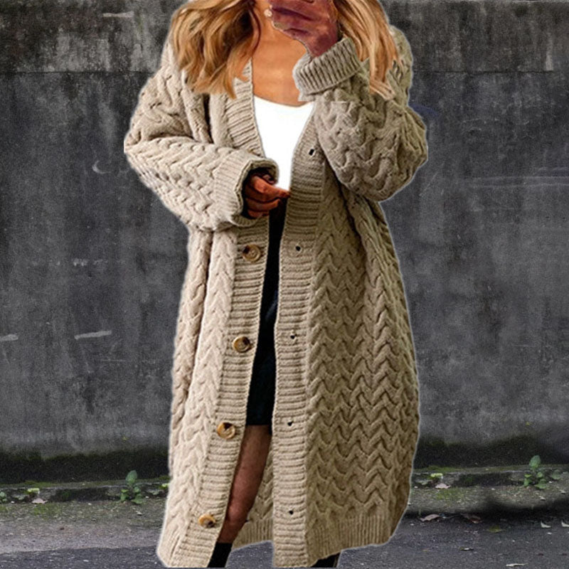 Anmutig gestaltete Strickjacke