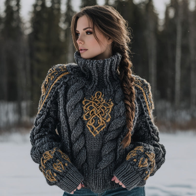 Zeitloser Vintage-Stil Pullover
