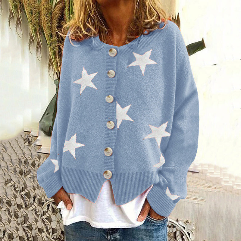 Wunderschön gefertigte Strickjacke