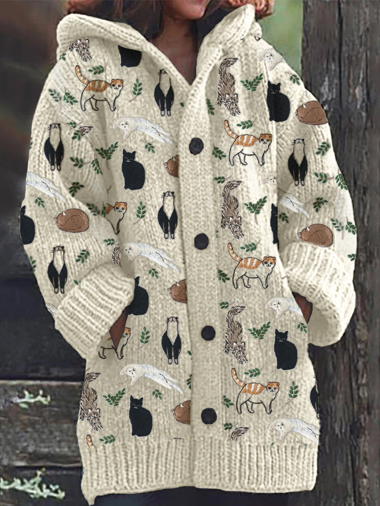 Klassische Vintage Strickjacke