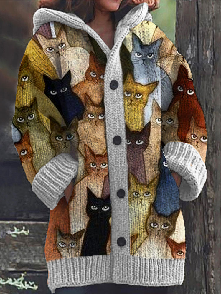 Wunderschön gefertigte Strickjacke