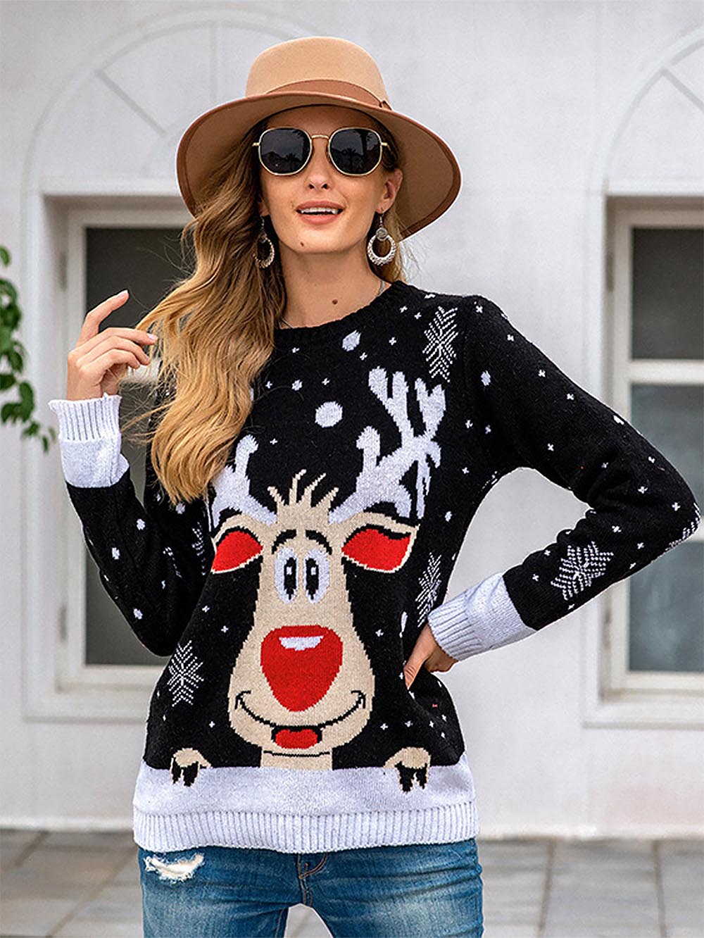 Zeitloser Vintage-Stil Pullover