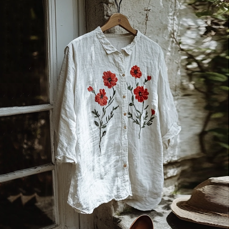 Zeitloser Vintage-Stil Bluse