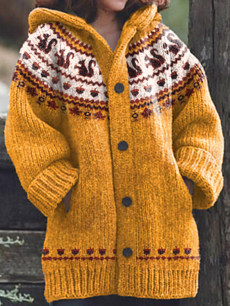 Klassische Vintage Strickjacke