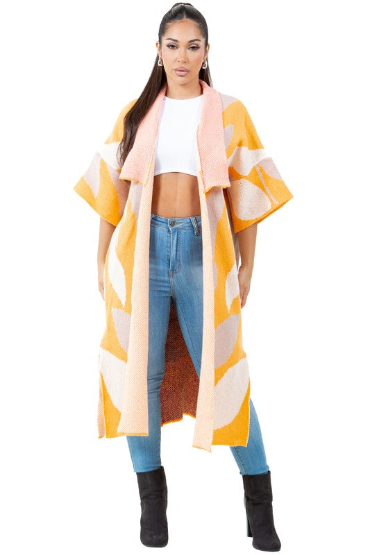 Anmutig gestaltete Strickjacke