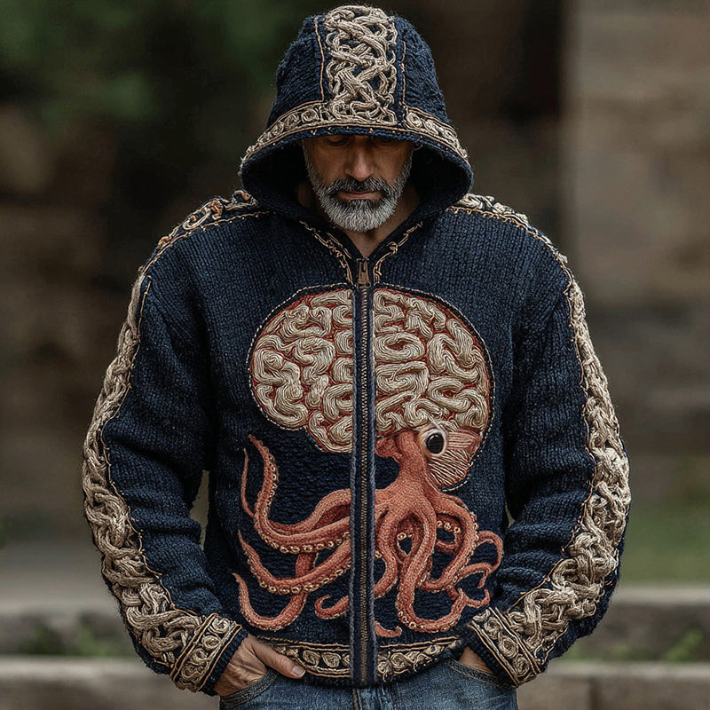 Zeitloser Vintage-Stil Strickjacke