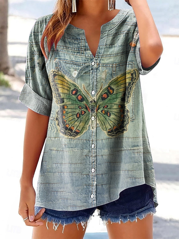 Zeitloser Vintage-Stil Hemd