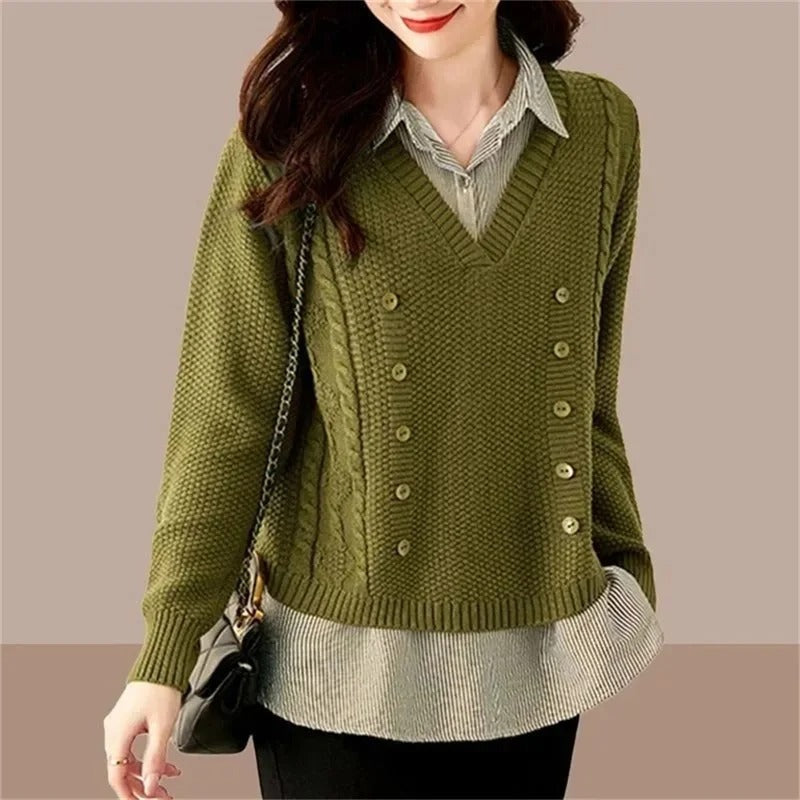 Zeitloser Vintage-Stil Pullover