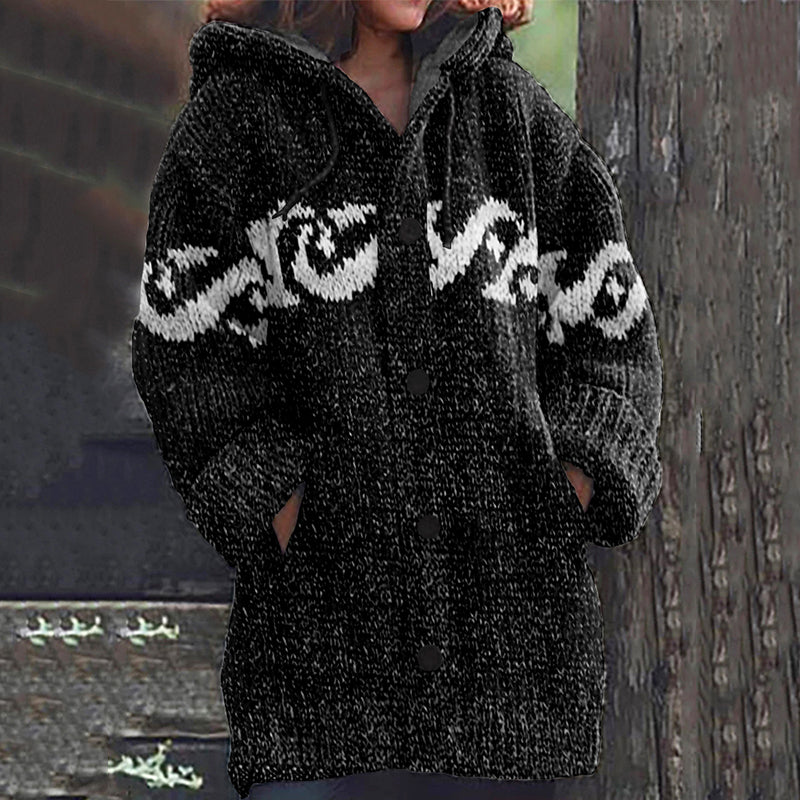 Zeitloser Vintage-Stil Strickjacke