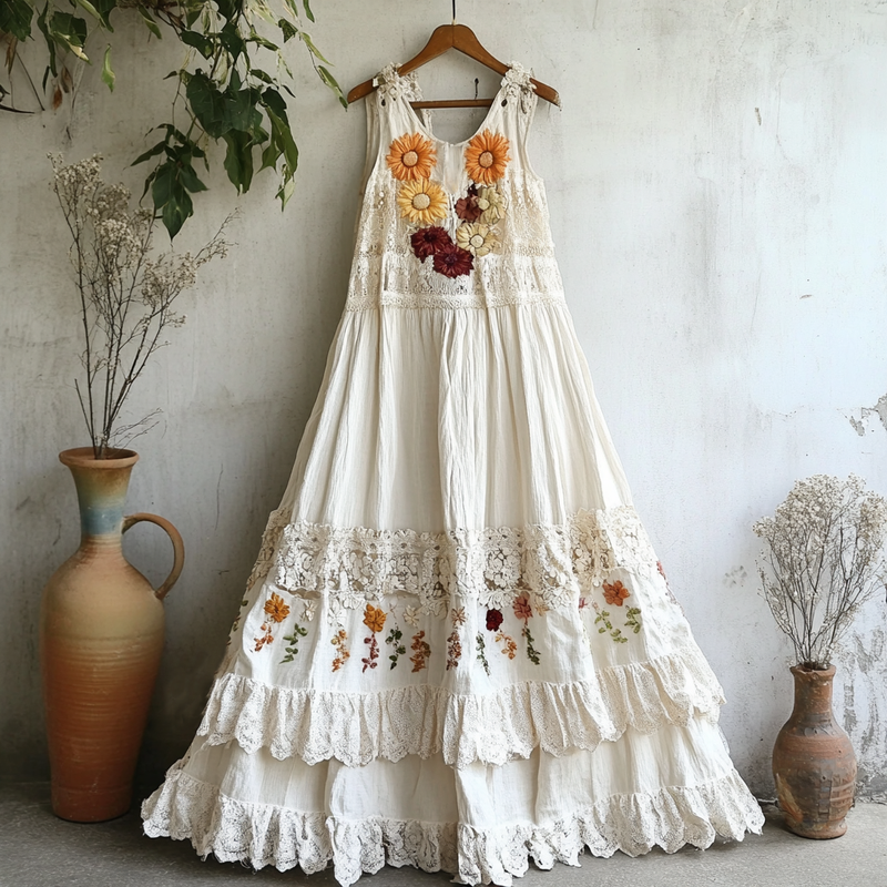 Anmutig gestaltete Kleid