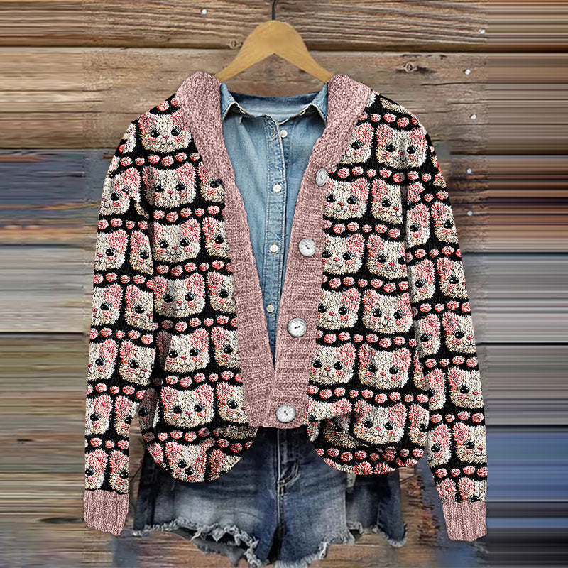 Vintage inspirierte Strickjacke