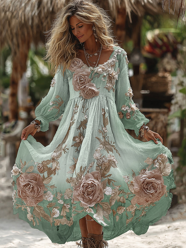 Wunderschön gefertigte Kleid