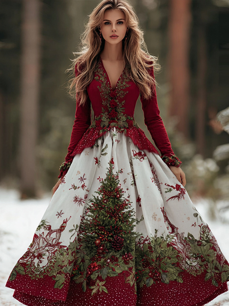 Klassische Vintage Kleid
