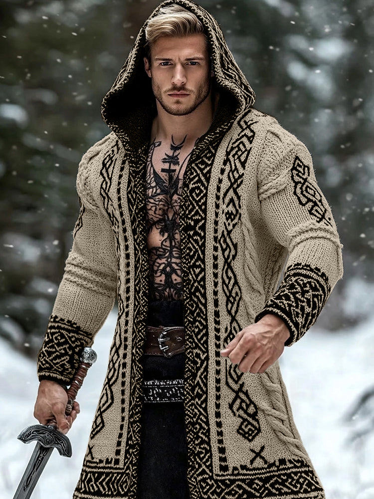 Durchdacht gestaltete Strickjacke