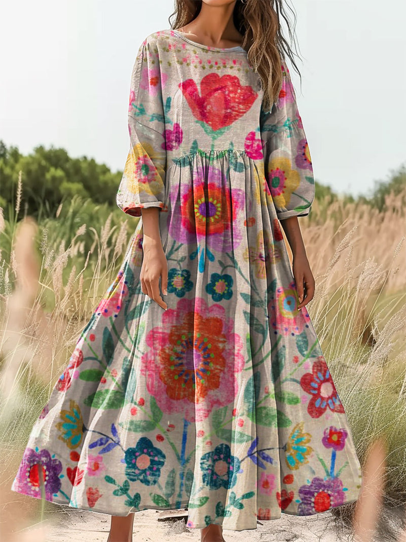 Zeitloser Vintage-Stil Kleid