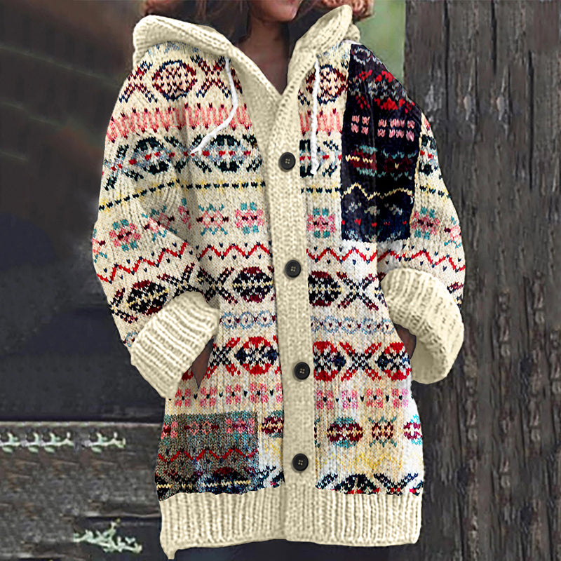 Anmutig gestaltete Strickjacke