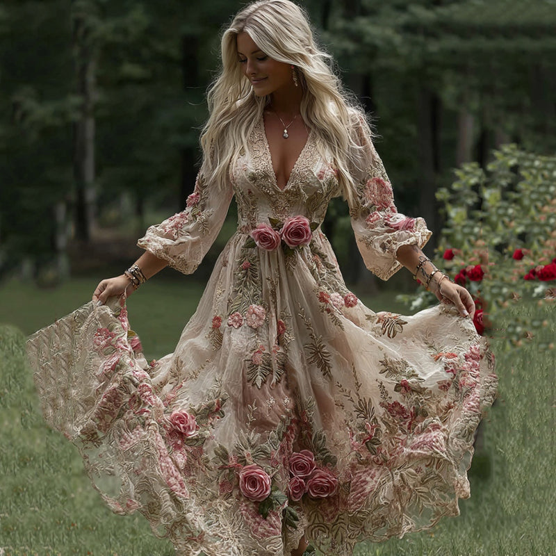 Wunderschön gefertigte Kleid