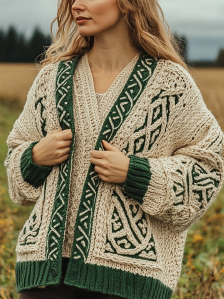 Vintage inspirierte Strickjacke