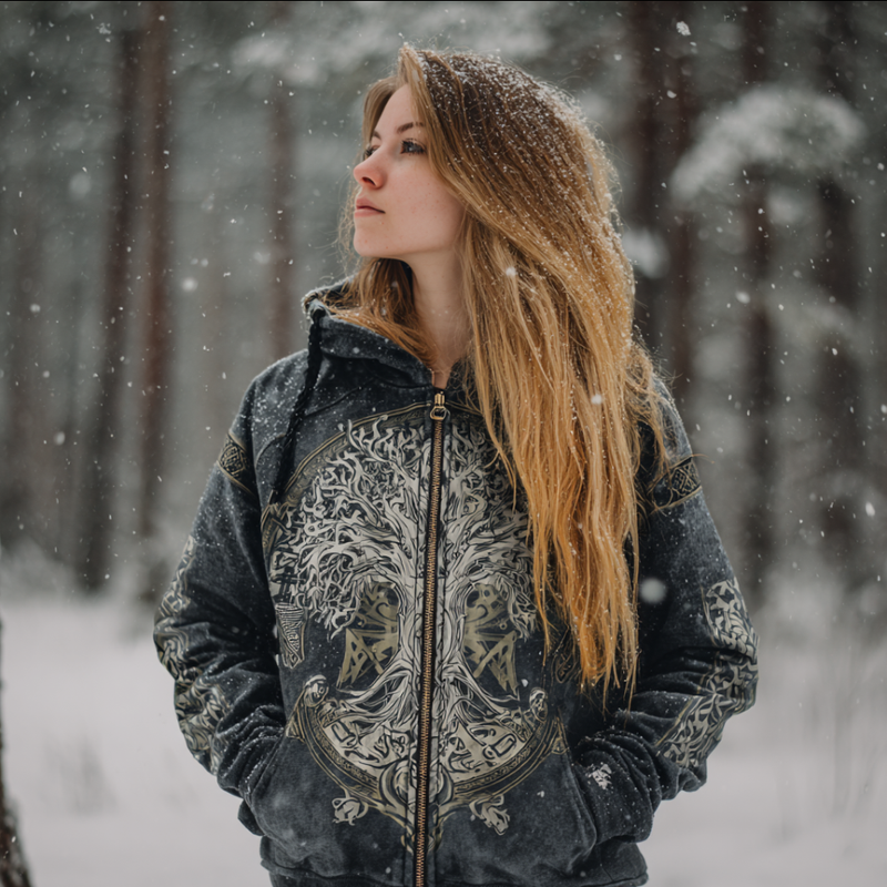 Klassisch gestaltete Jacke