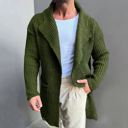 Retro Island Jacquard Pattern Cardigan Sweater elevenforest