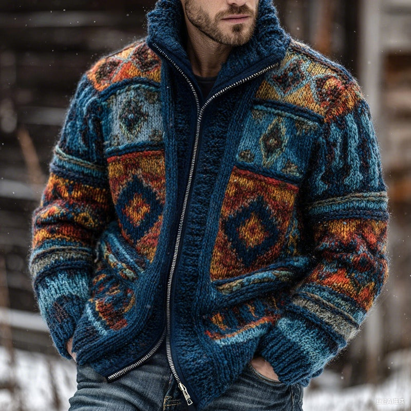 Vintage inspirierte Strickjacke