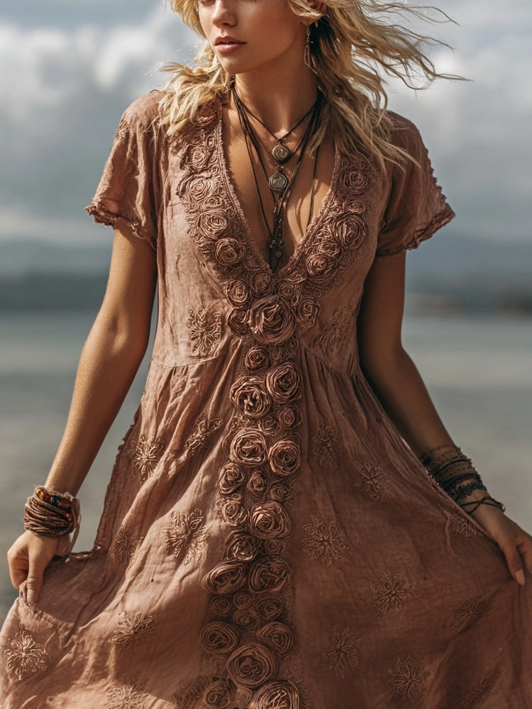 Klassisch gestaltete Kleid