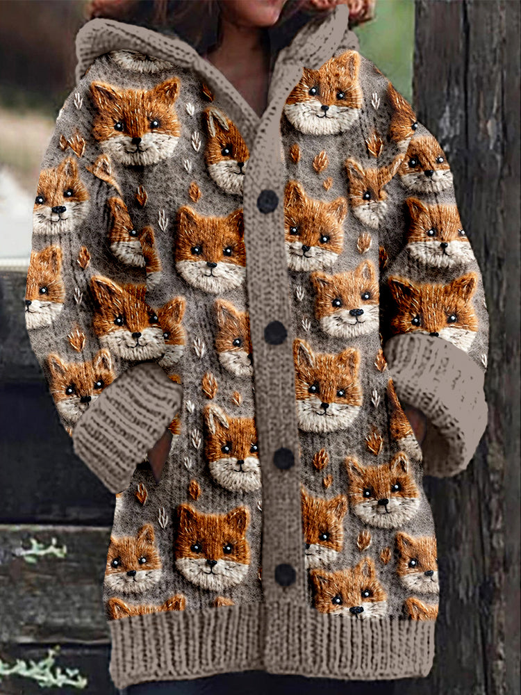 Klassische Vintage Strickjacke