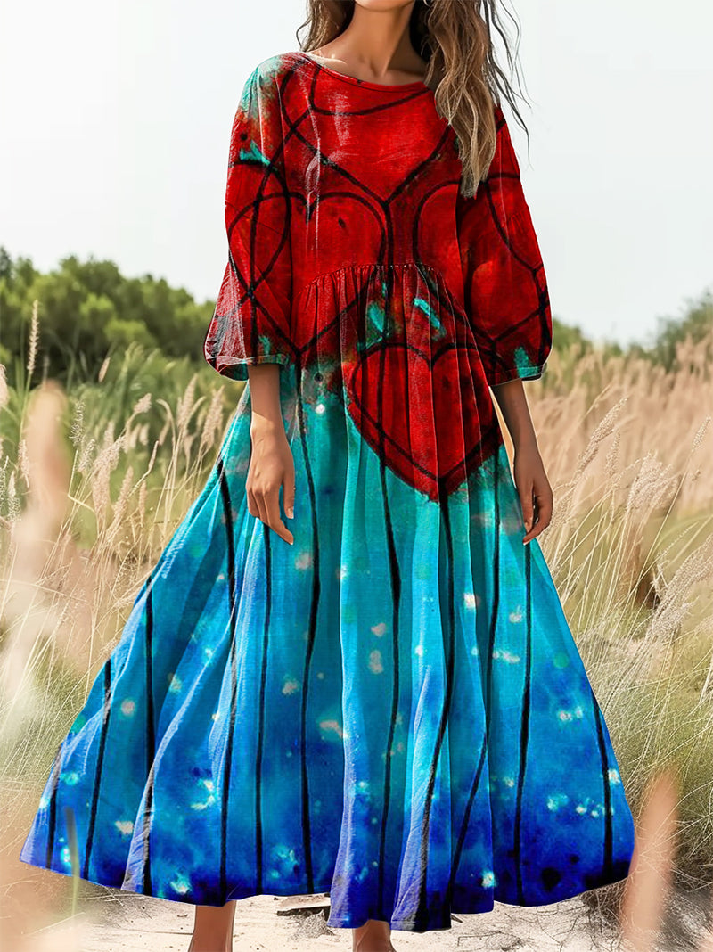 Zeitloser Vintage-Stil Kleid