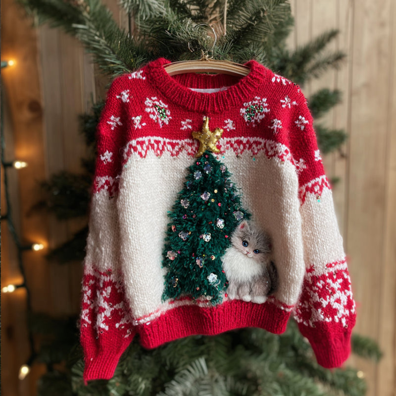 Zeitloser Vintage-Stil Pullover