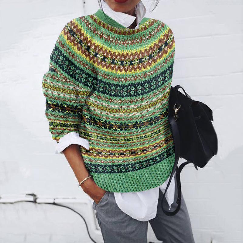 Zeitloser Vintage-Stil Pullover