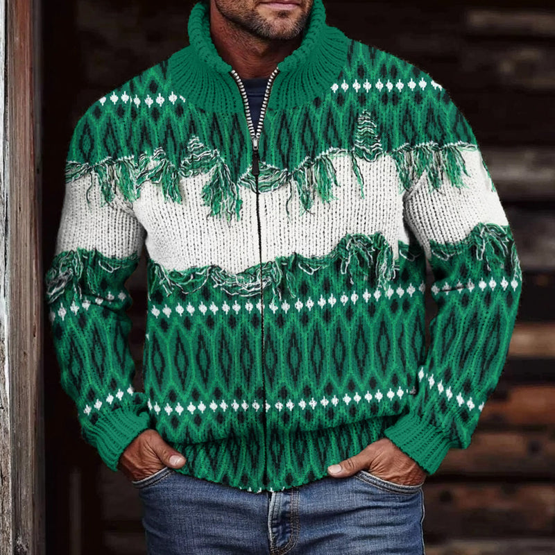 Klassische Vintage Strickjacke