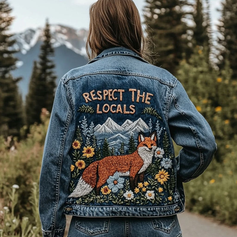 Anmutig gestaltete Jacke