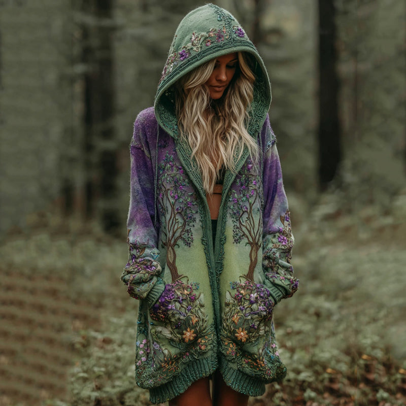 Durchdacht gestaltete Strickjacke