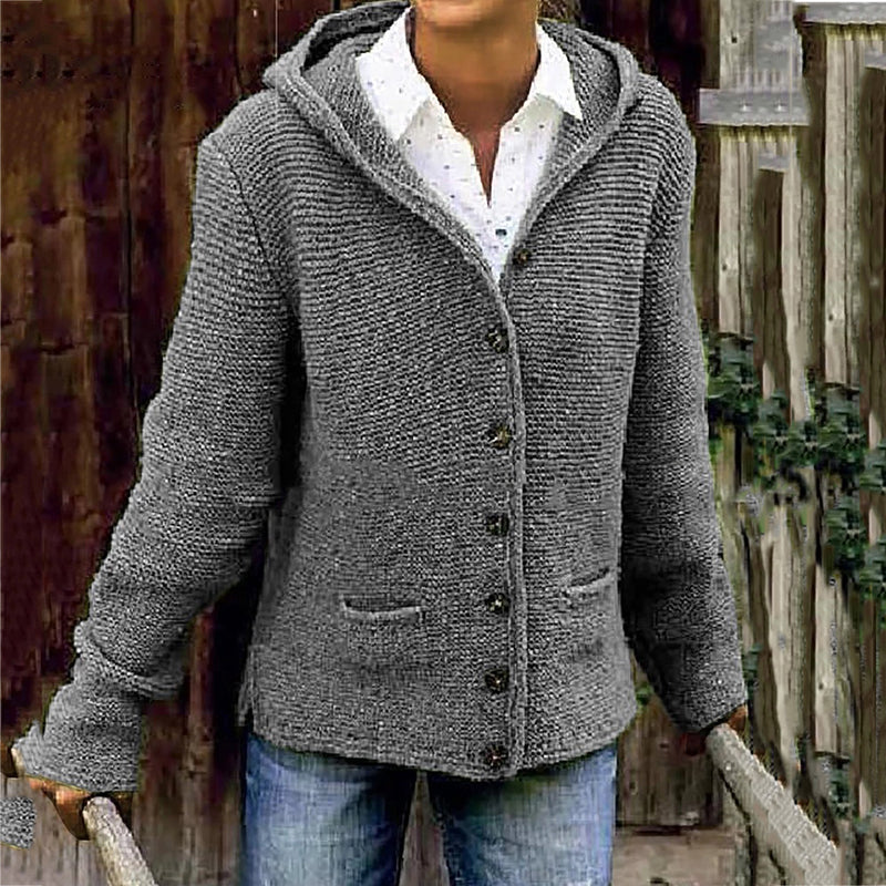 Zeitloser Vintage-Stil Strickjacke