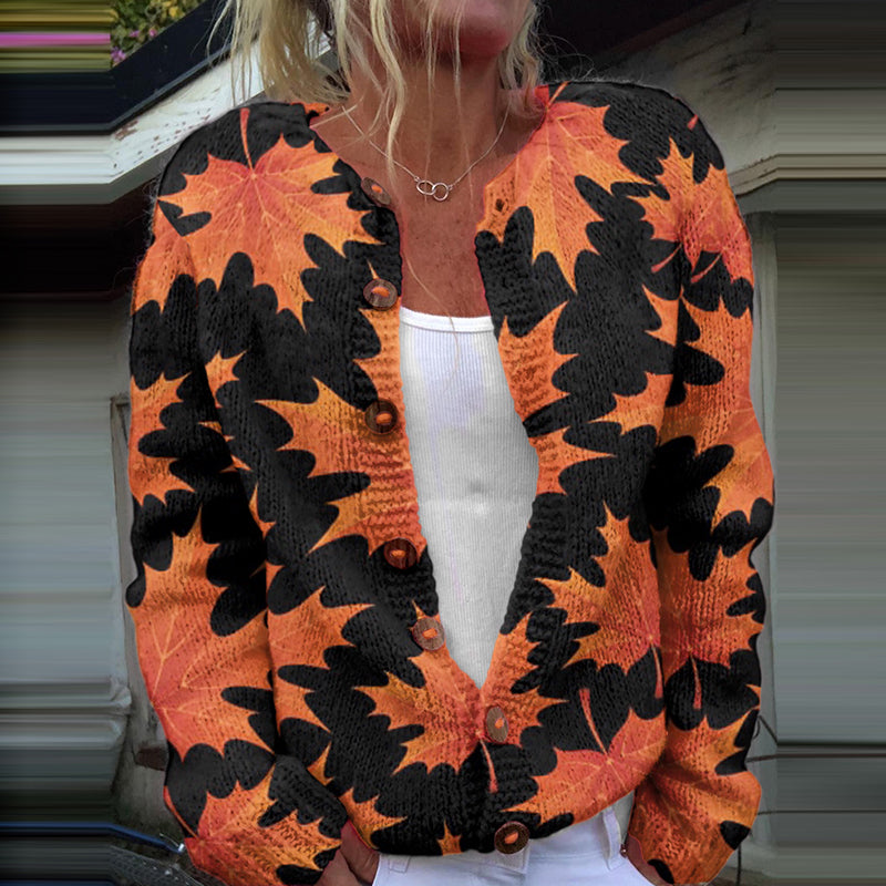Anmutig gestaltete Strickjacke