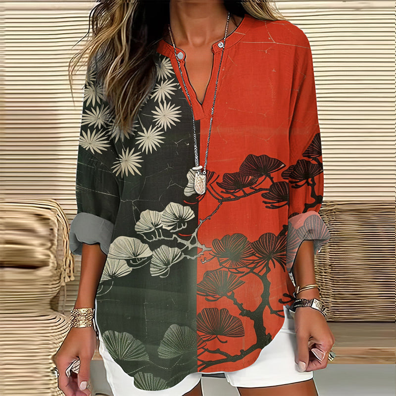 Zeitloser Vintage-Stil Bluse