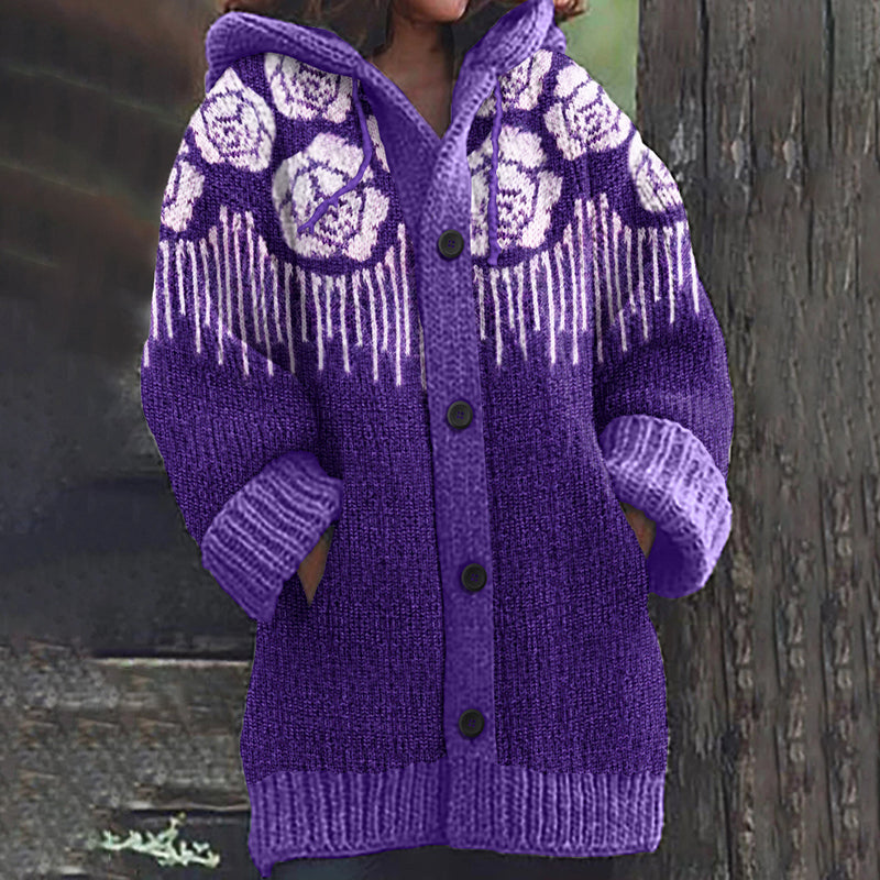 Wunderschön gefertigte Strickjacke