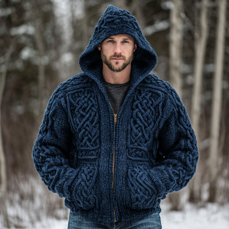 Anmutig gestaltete Strickjacke