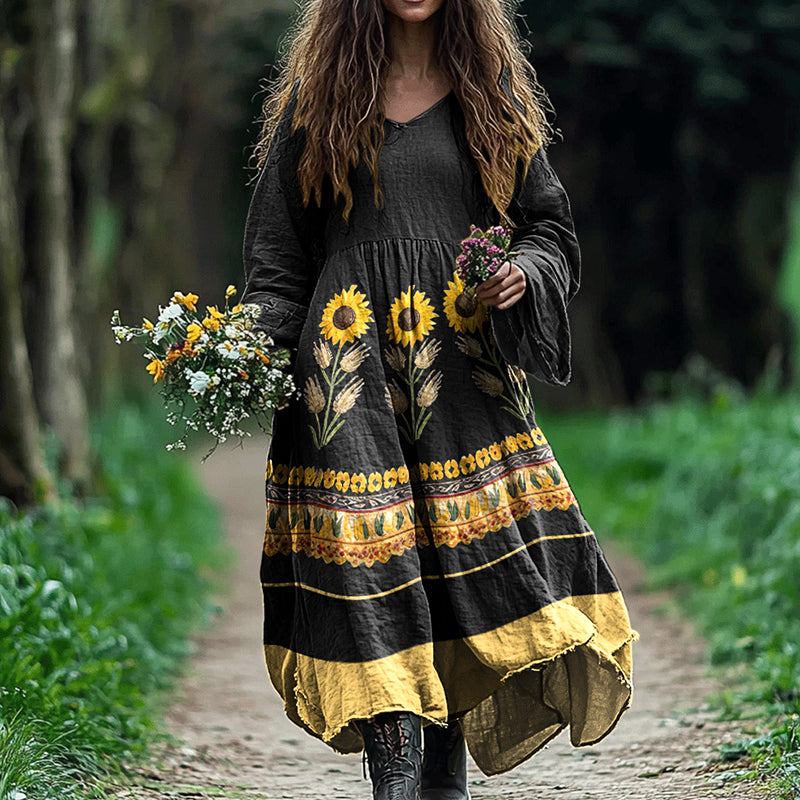 Klassisch gestaltete Kleid