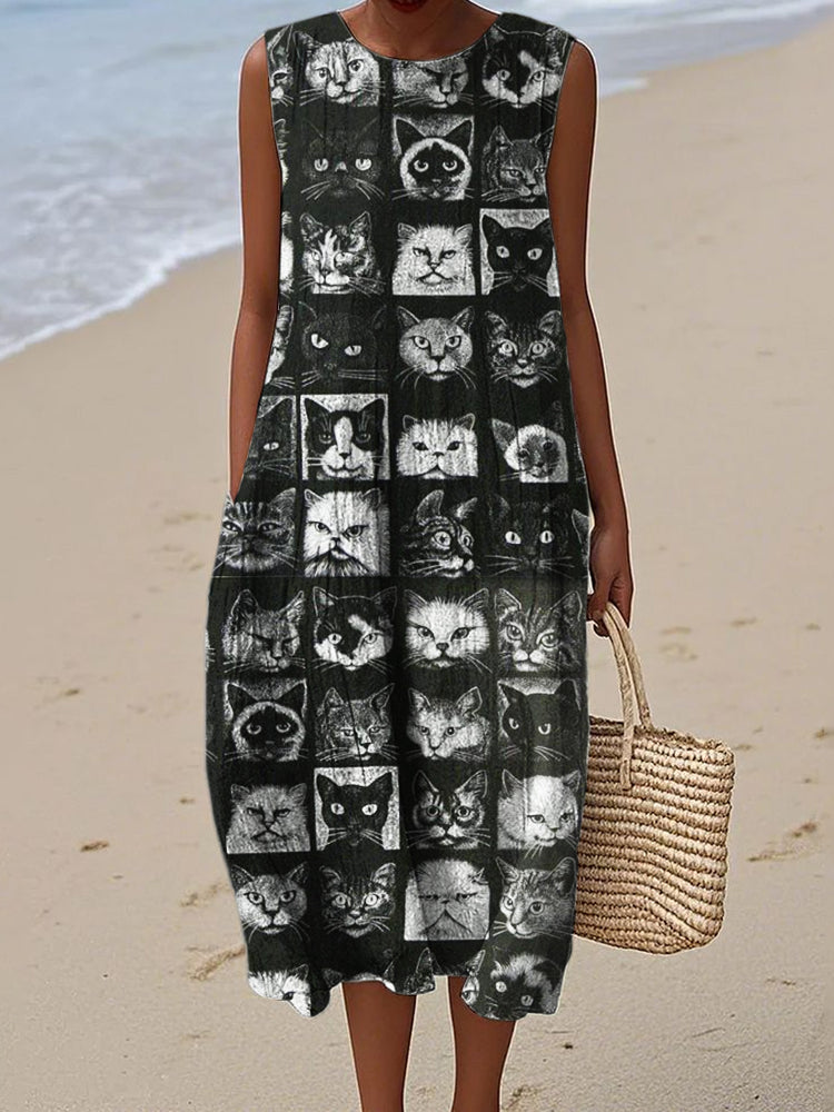 Zeitloser Vintage-Stil Kleid