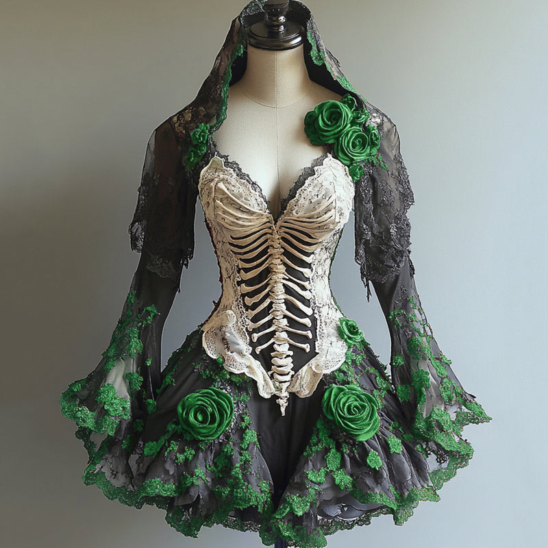 Durchdacht gestaltete Kleid