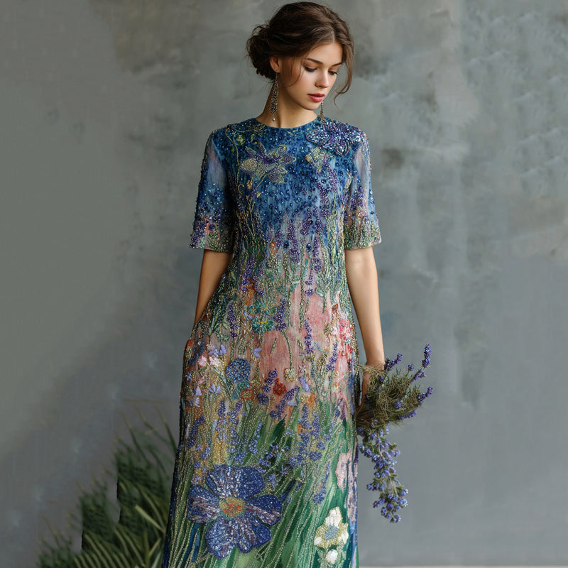 Klassische Vintage Kleid