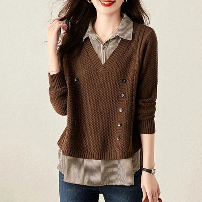Zeitloser Vintage-Stil Pullover