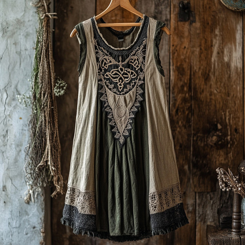 Klassisch gestaltete Kleid