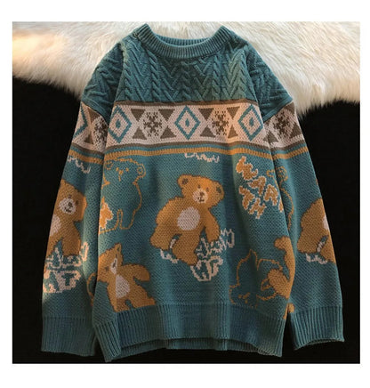 Zeitloser Vintage-Stil Pullover